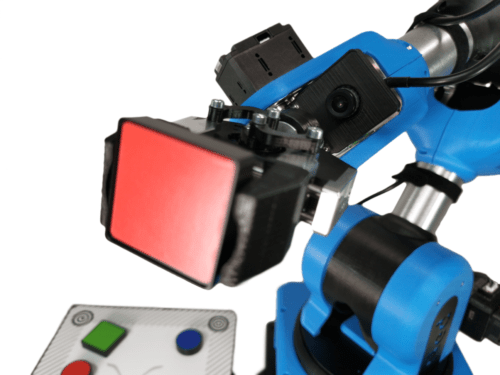 focus on vision set Ned2 robot using for pick and place
