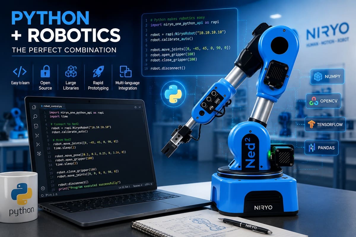 5 benefits of using Python in robotics