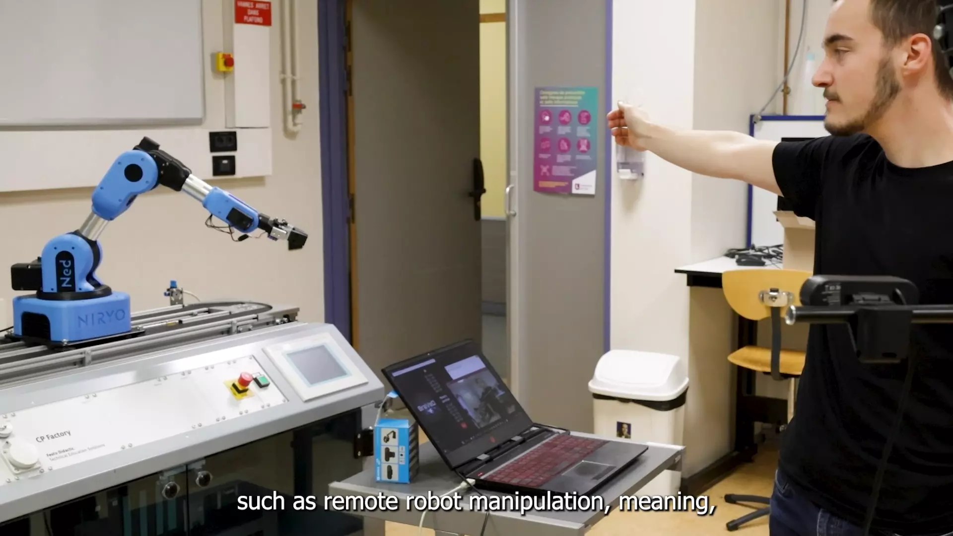 Reproduction of robot movements by AI