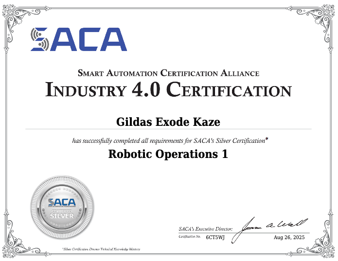 How to Prepare Students for SACA Robotics Certifications using Niryo CTE Pack ?