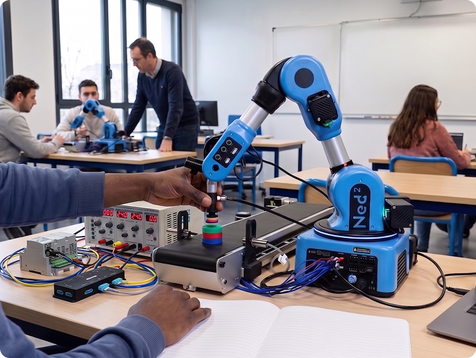 Educational Robot System for STEM, CTE and Technical Education